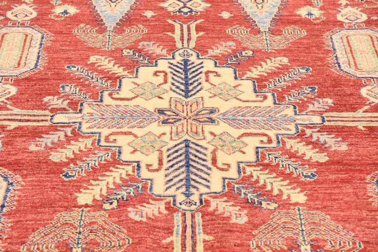 Detail image of 5' 9 x 8' 5 Hand Knotted Kazak Oriental Rug