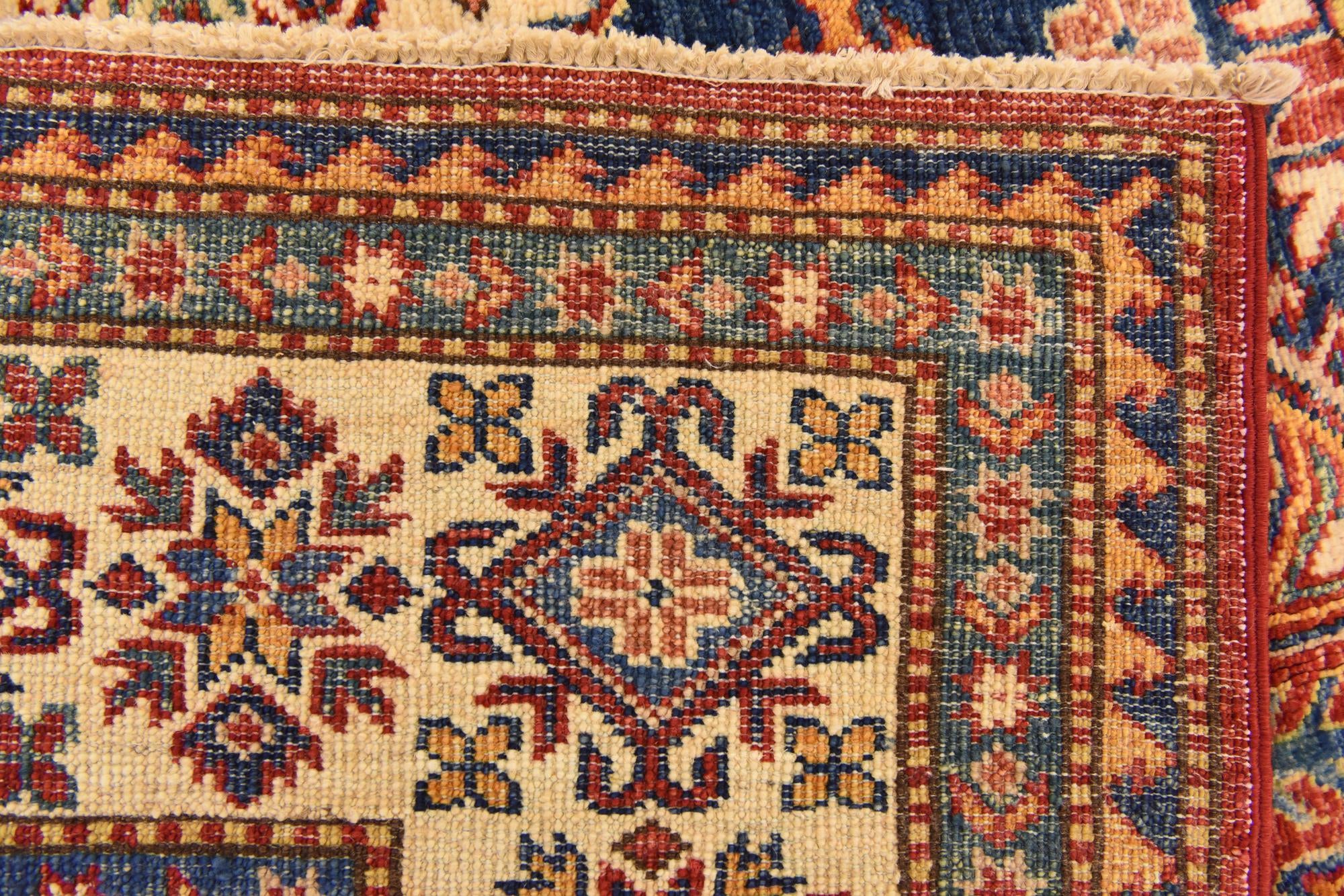 5' 7 x 7' 10 Hand Knotted Kazak Oriental Rug