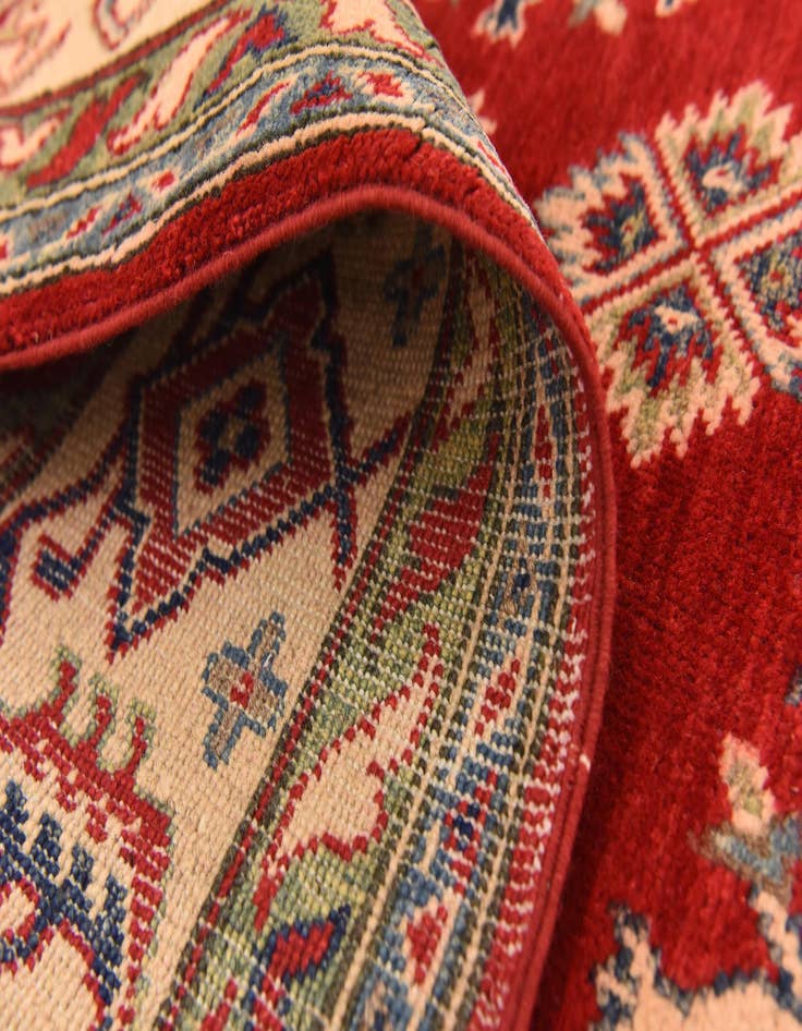 Detail image of 6' 6 x 9' 10  Hand Knotted Kazak Rug