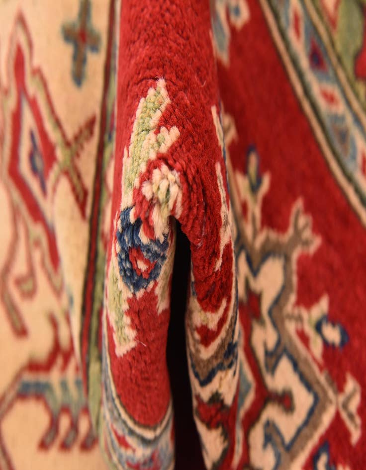Detail image of 6' 6 x 9' 10  Hand Knotted Kazak Rug