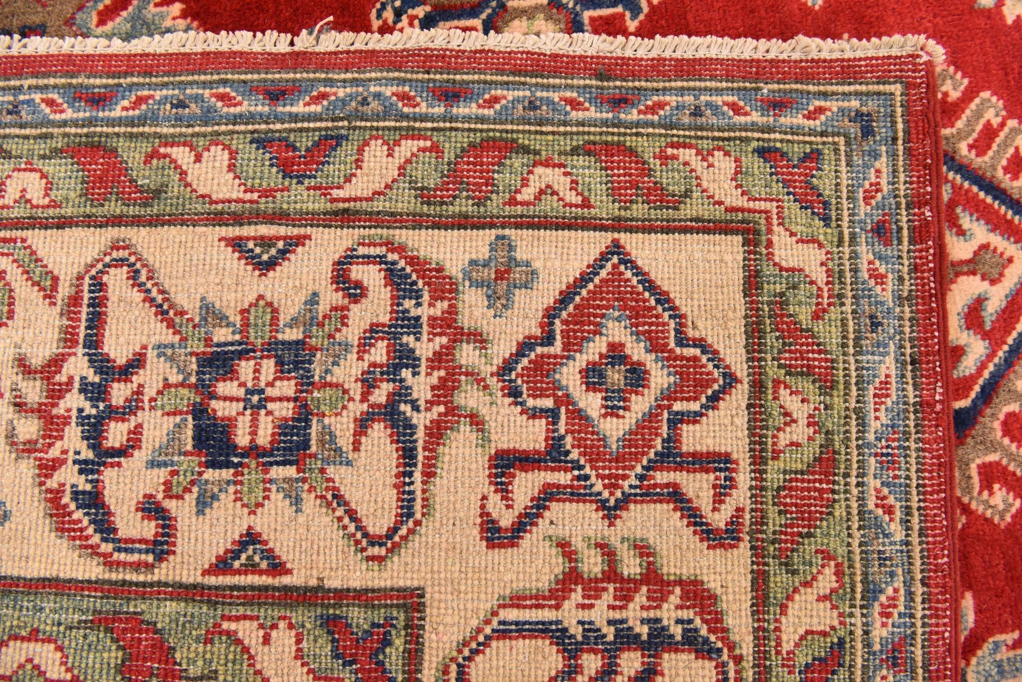 6' 6 x 9' 10 Hand Knotted Kazak Rug