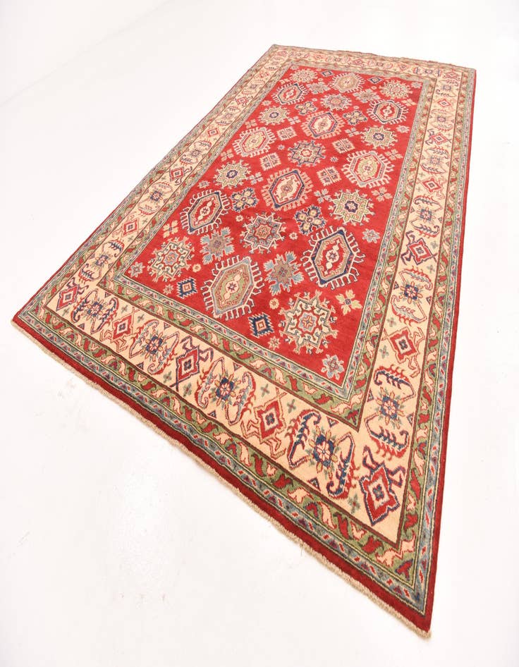 Detail image of 6' 6 x 9' 10  Hand Knotted Kazak Rug