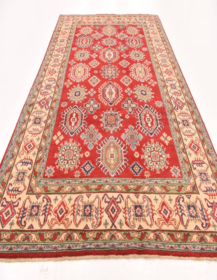 Detail image of 6' 6 x 9' 10  Hand Knotted Kazak Rug