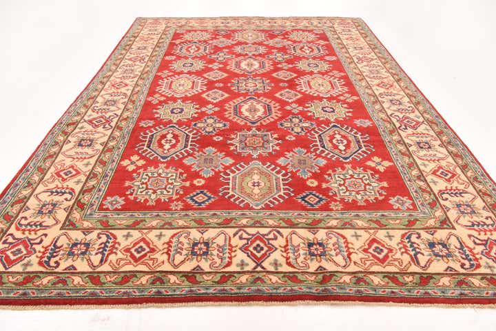 6' 6 x 9' 10 Hand Knotted Kazak Rug