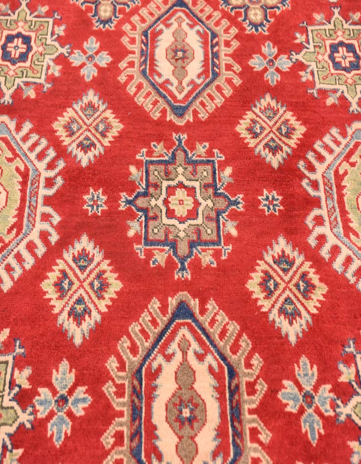 Detail image of 6' 6 x 9' 10 Hand Knotted Kazak Rug