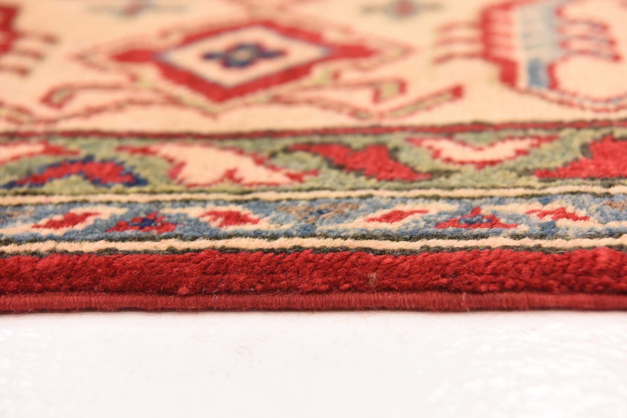 6' 6 x 9' 10 Hand Knotted Kazak Rug
