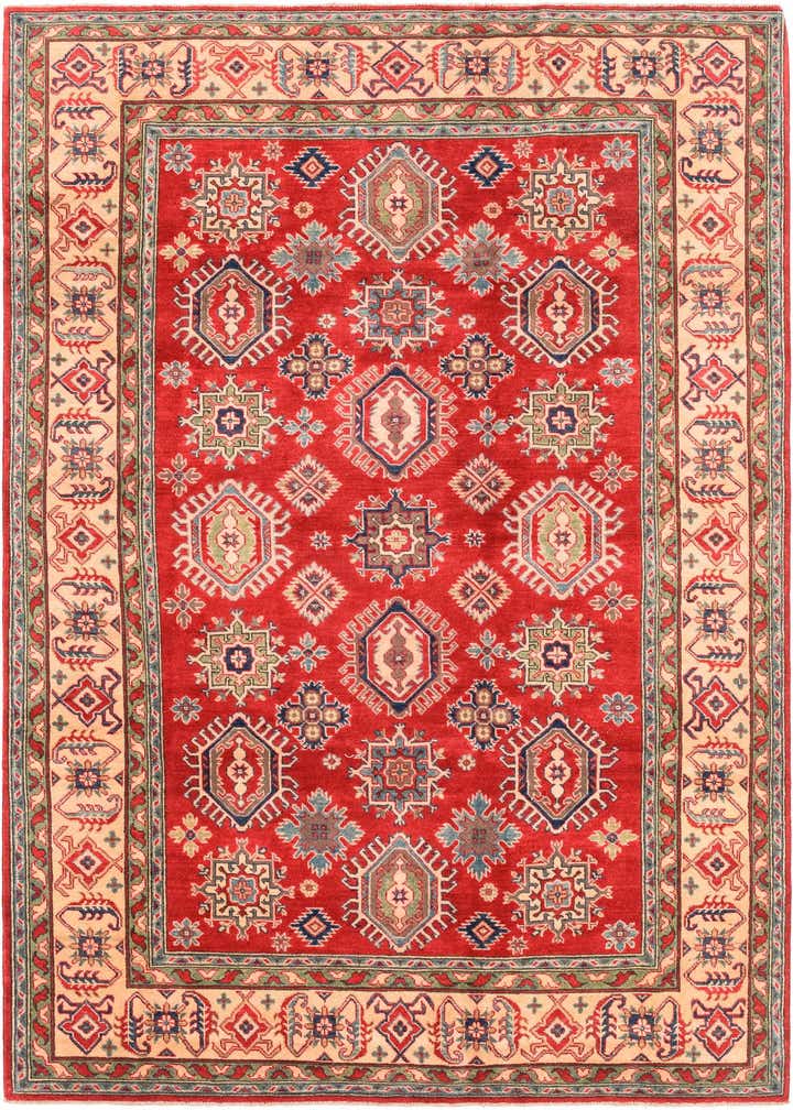 6' 6 x 9' 10 Hand Knotted Kazak Rug