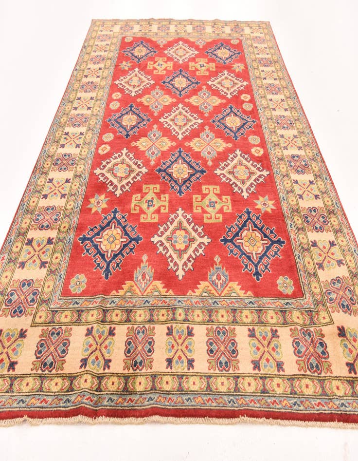 Detail image of 6' 1 x 9'  Hand Knotted Kazak Rug