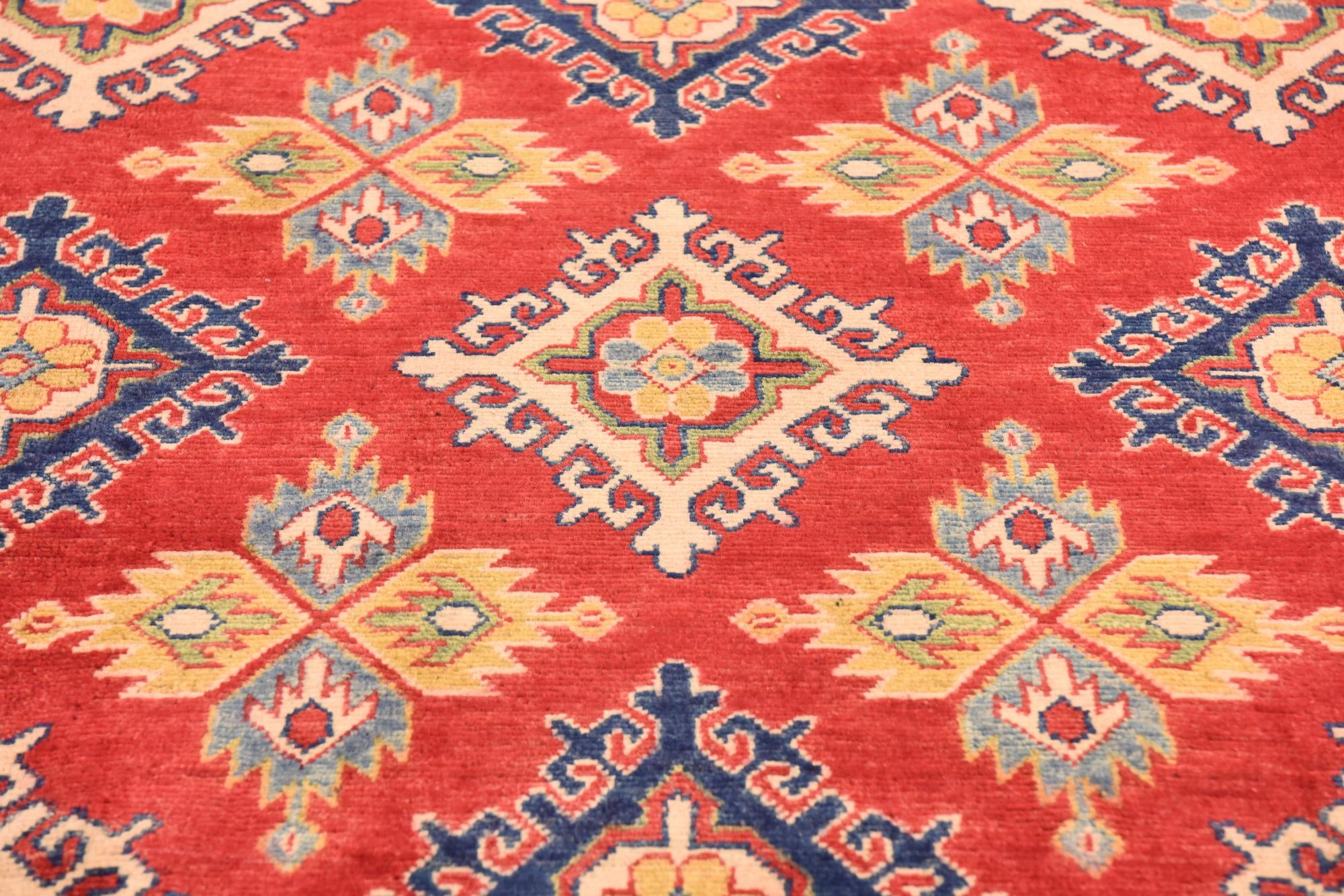 6' 1 x 9' Hand Knotted Kazak Rug