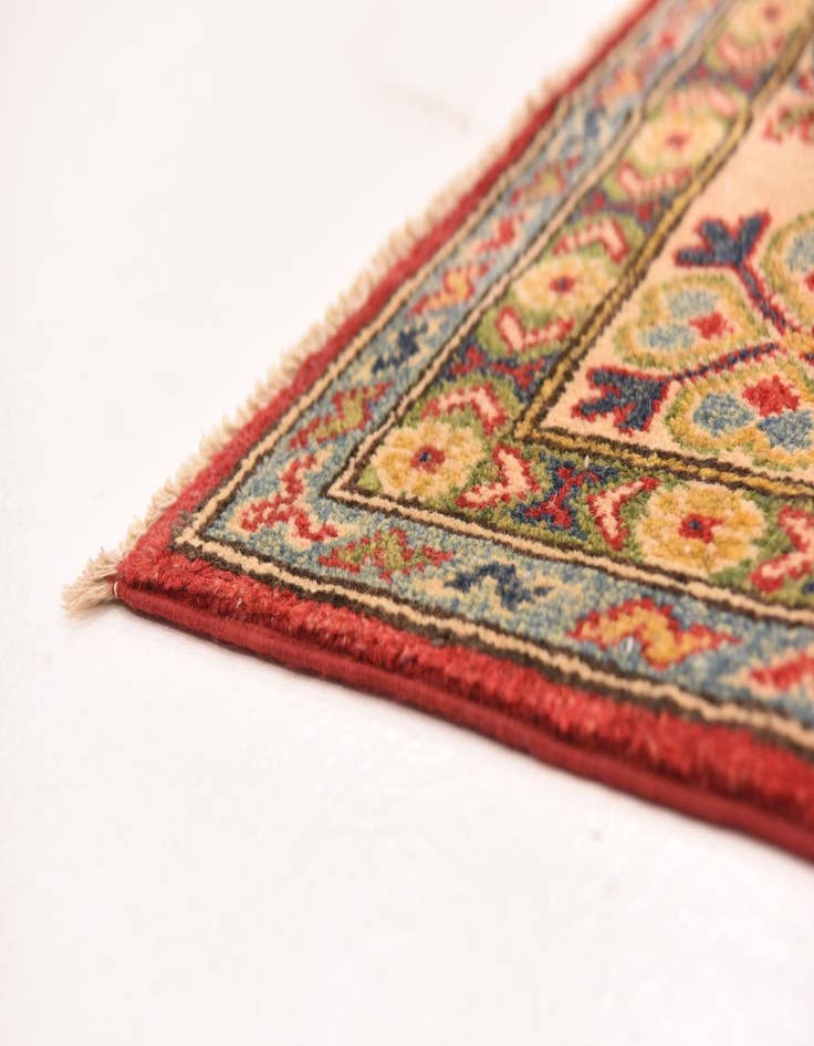 Detail image of 6' 1 x 9'  Hand Knotted Kazak Rug