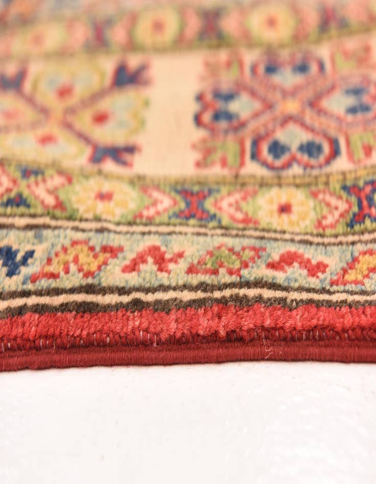 Detail image of 6' 1 x 9'  Hand Knotted Kazak Rug