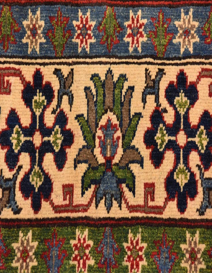 Detail image of 6' 4 x 9' 8  Hand Knotted Kazak Rug