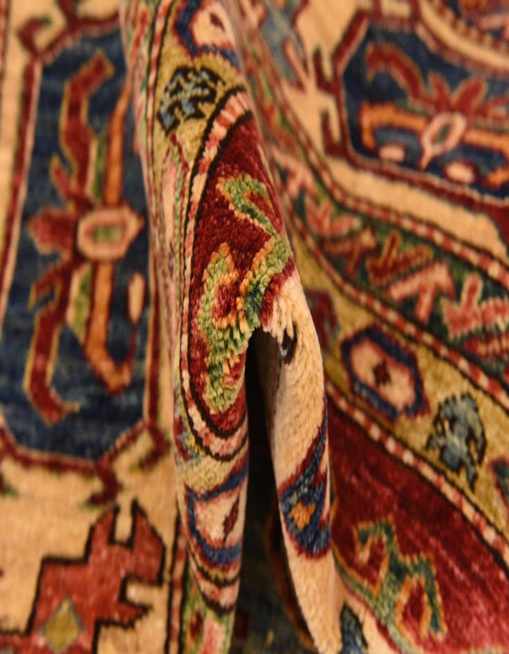 Detail image of 6' 8 x 10' 4 Hand Knotted Kazak Oriental Rug