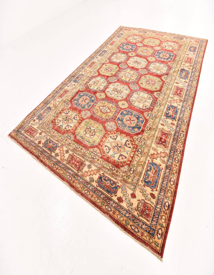 Detail image of 6' 8 x 10' 4 Hand Knotted Kazak Oriental Rug