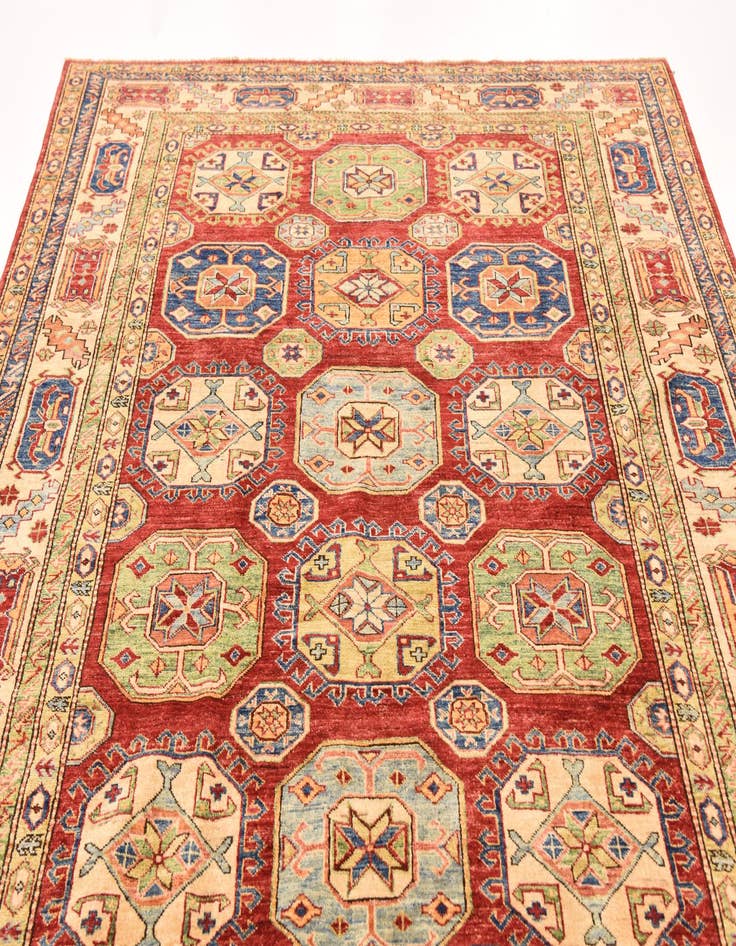 Detail image of 6' 8 x 10' 4 Hand Knotted Kazak Oriental Rug