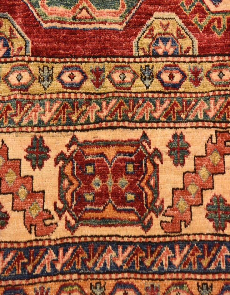 Detail image of 6' 8 x 10' 4 Hand Knotted Kazak Oriental Rug