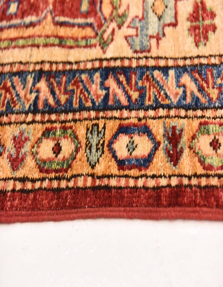 Detail image of 6' 8 x 10' 4 Hand Knotted Kazak Oriental Rug