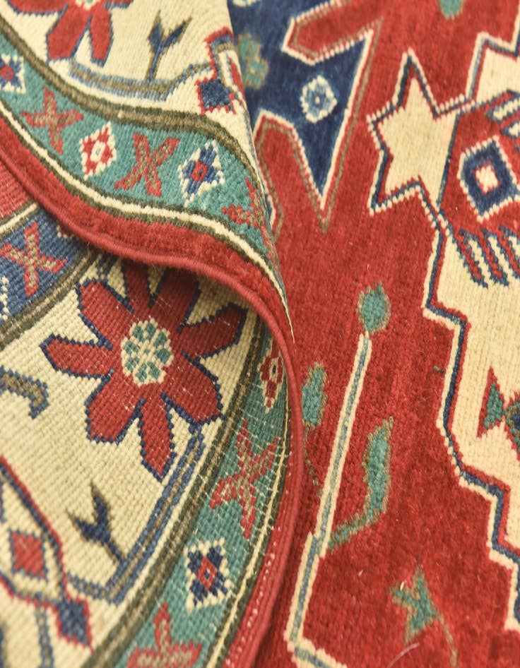 Detail image of 3' 10 x 5' 10  Hand Knotted Kazak Rug