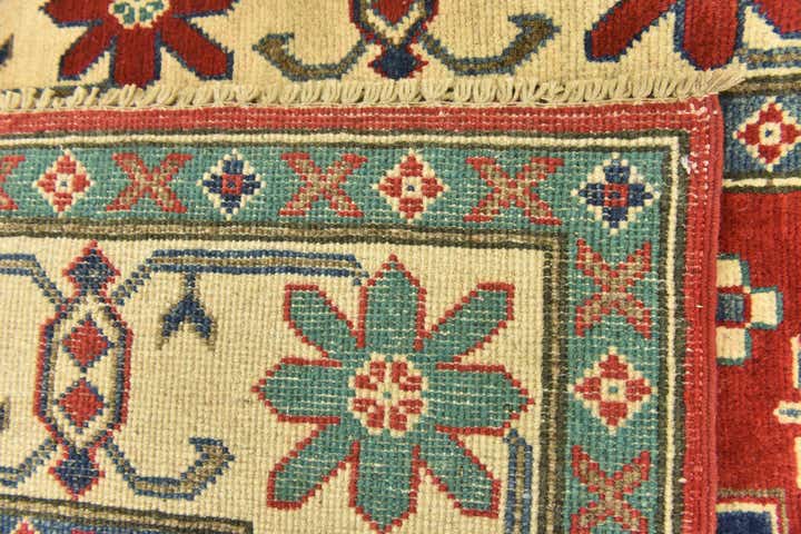 3' 10 x 5' 10 Hand Knotted Kazak Rug