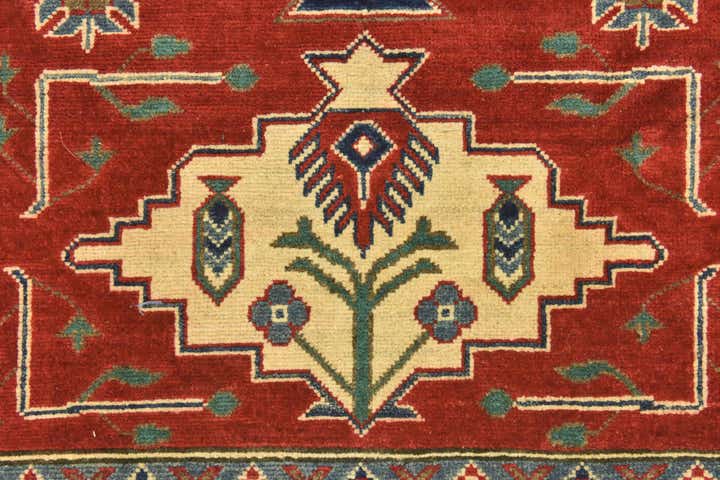 3' 10 x 5' 10 Hand Knotted Kazak Rug