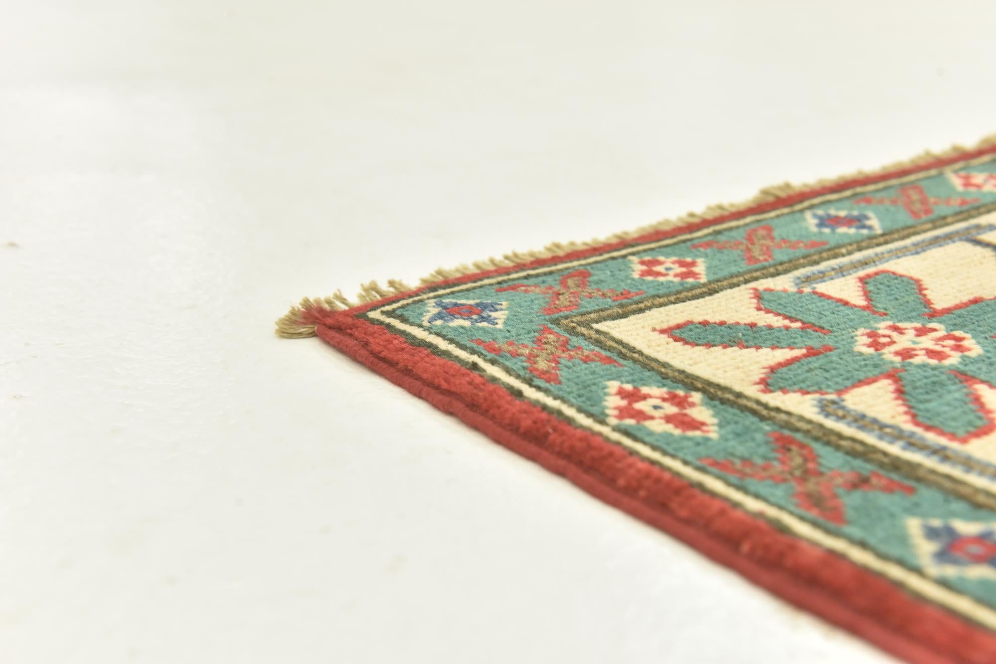 3' 10 x 5' 10 Hand Knotted Kazak Rug