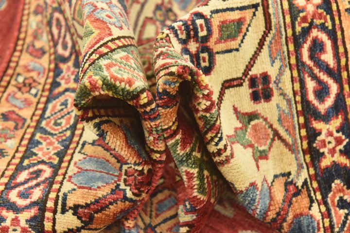 6' x 8' 2 Hand Knotted Kazak Oriental Rug