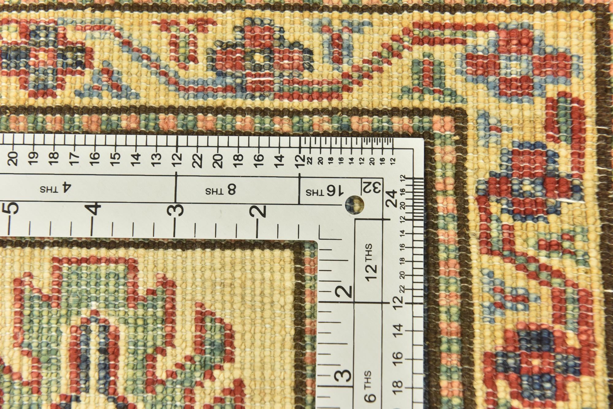 6' x 8' 7 Hand Knotted Kazak Oriental Rug