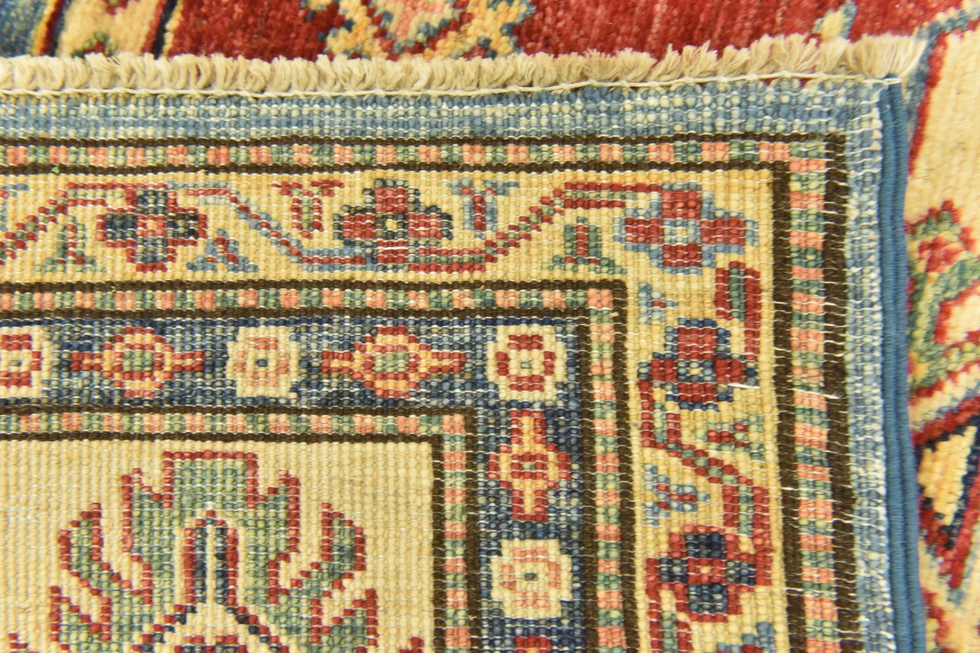 6' x 8' 7 Hand Knotted Kazak Oriental Rug