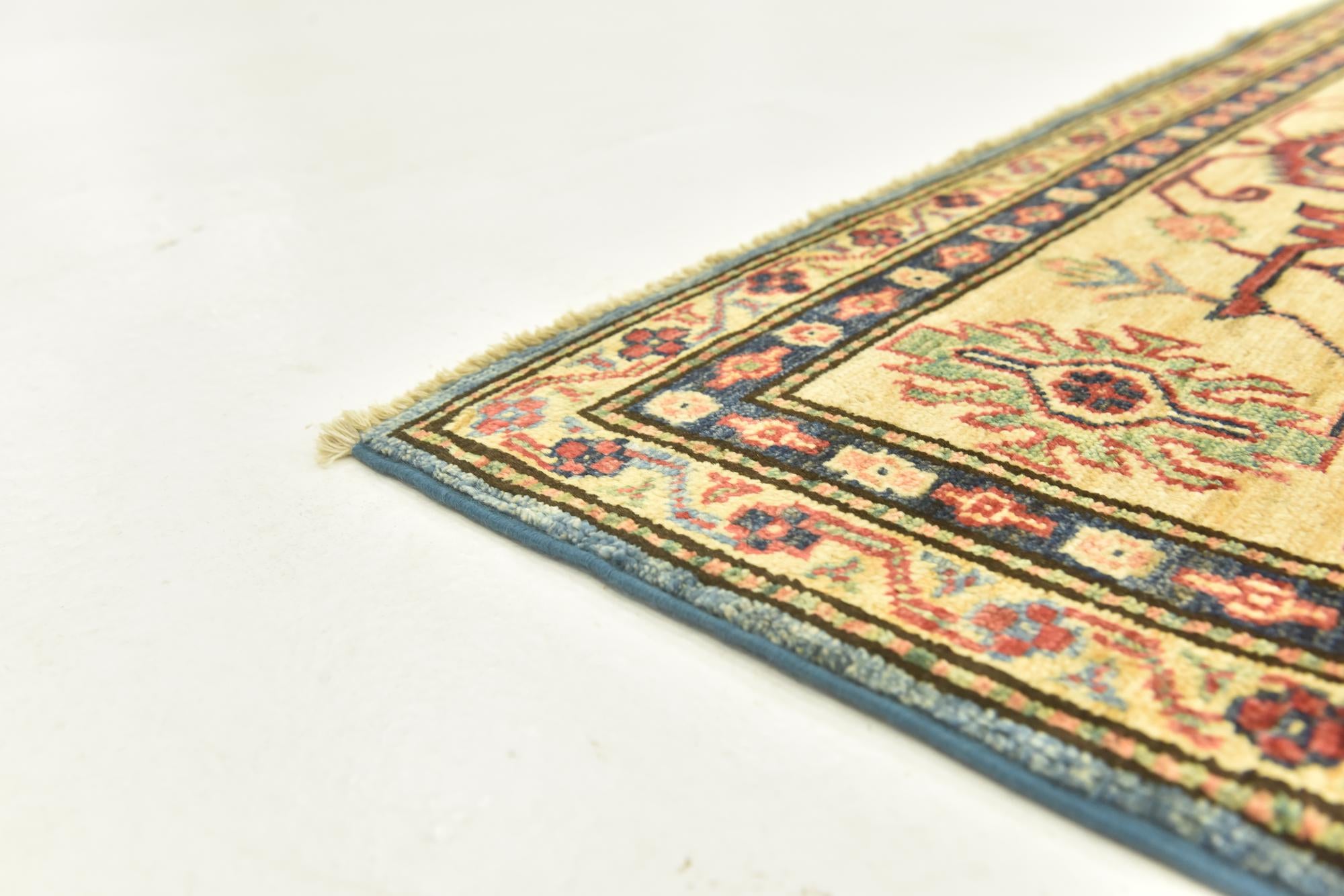 6' x 8' 7 Hand Knotted Kazak Oriental Rug