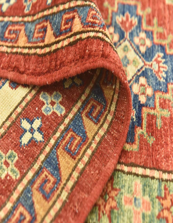 Detail image of 5' 10 x 8' 3  Hand Knotted Kazak Oriental Rug