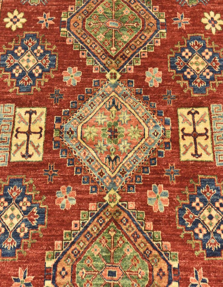 Detail image of 5' 10 x 8' 3  Hand Knotted Kazak Oriental Rug
