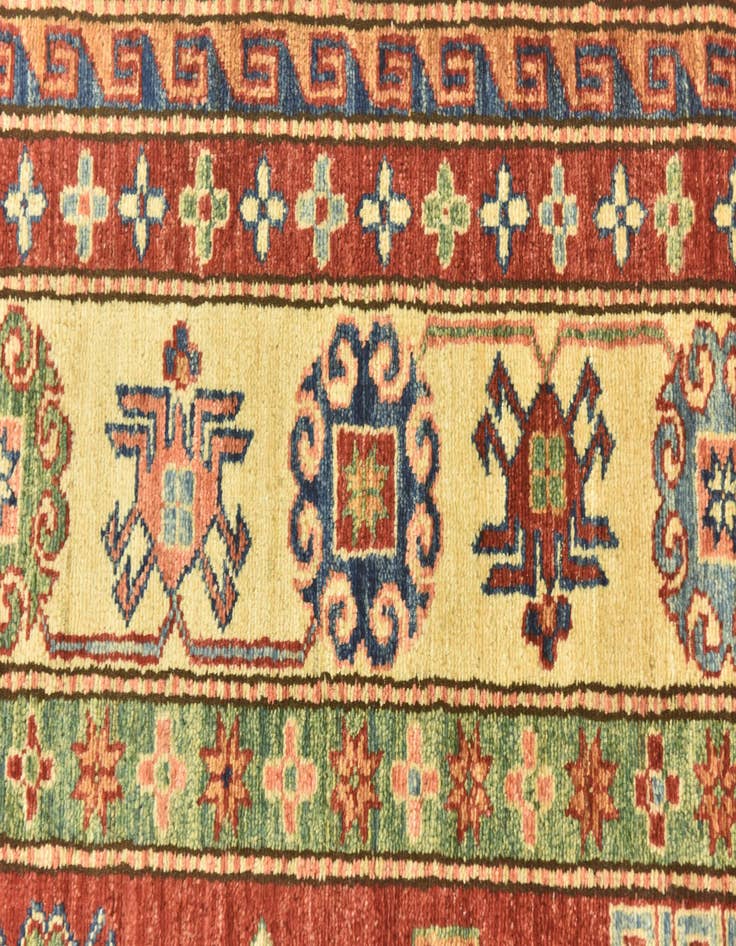 Detail image of 5' 10 x 8' 3  Hand Knotted Kazak Oriental Rug
