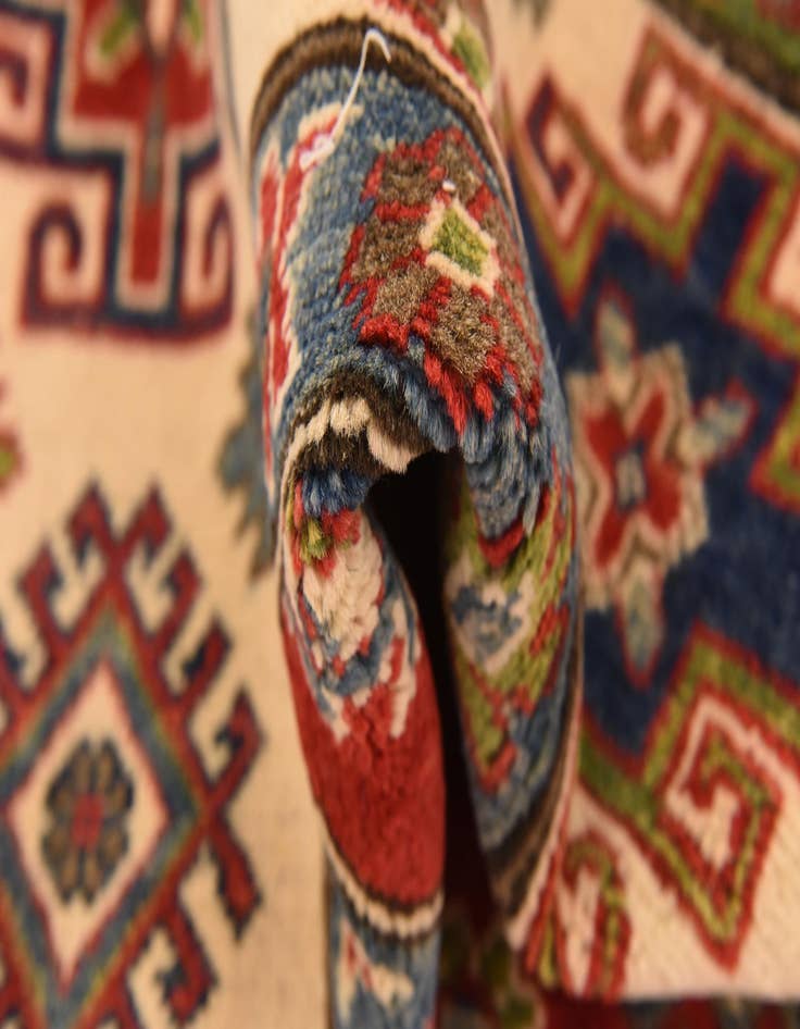 Detail image of 6' 4 x 9' 8  Hand Knotted Kazak Rug