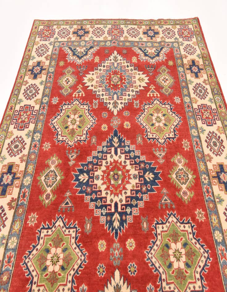 Detail image of 6' 4 x 9' 8  Hand Knotted Kazak Rug