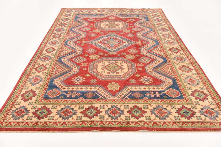 180cm x 270cm Hand Knotted Kazak Rug