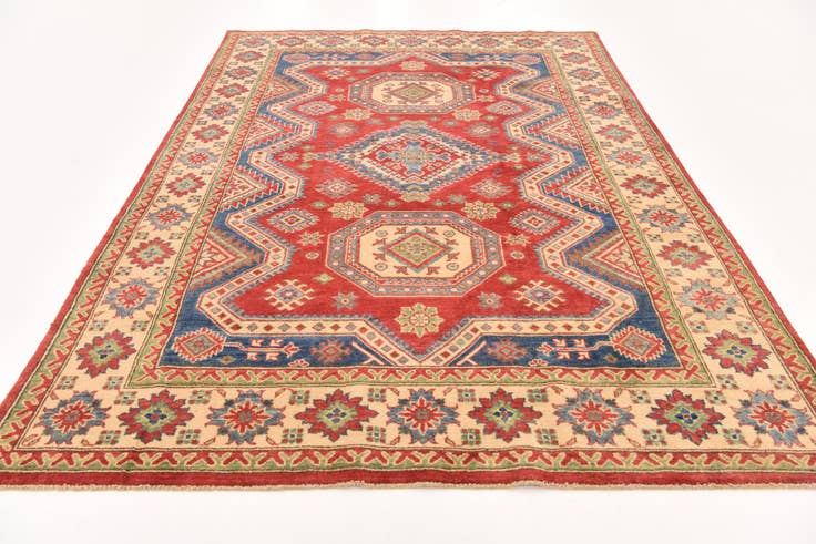 Detail image of 180cm x 270cm Hand Knotted Kazak Rug