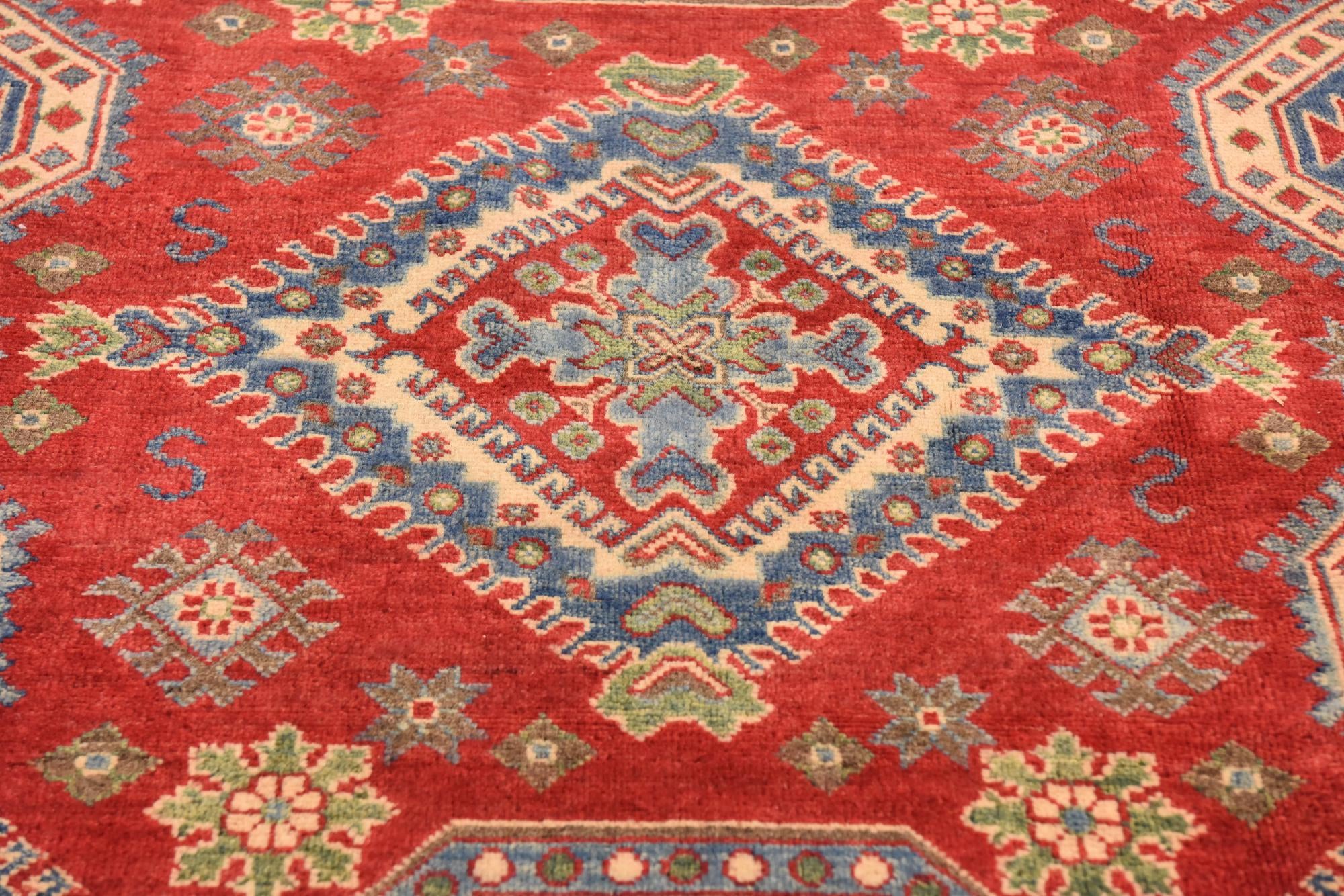 180cm x 270cm Hand Knotted Kazak Rug
