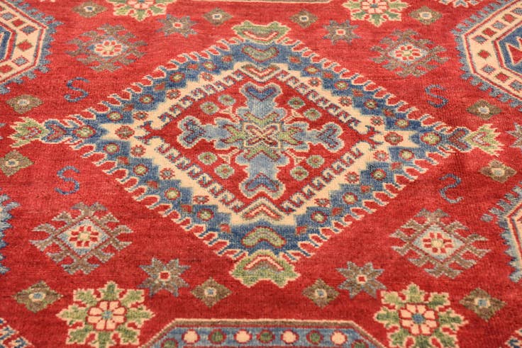 Detail image of 180cm x 270cm Hand Knotted Kazak Rug