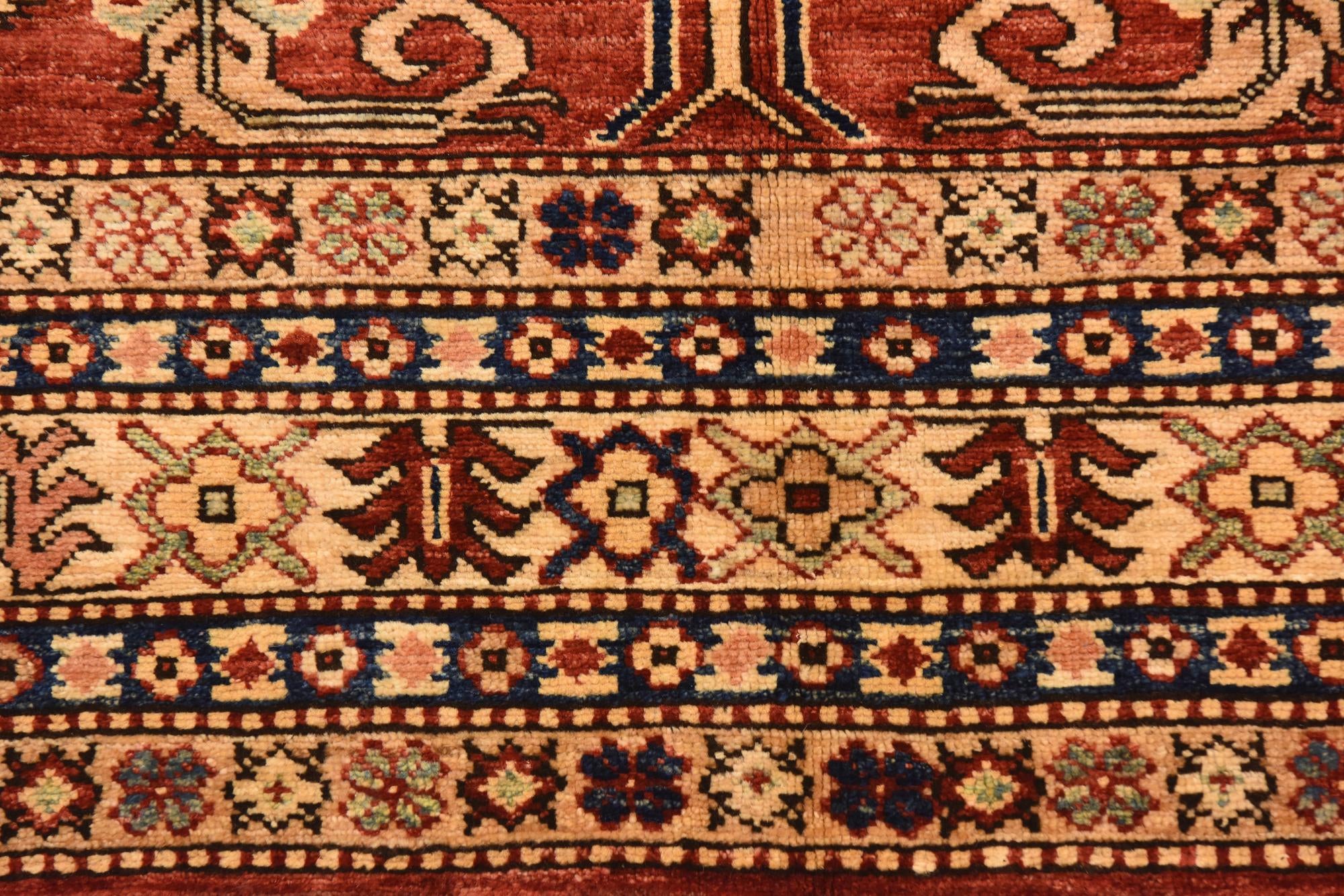 5' 9 x 7' 11 Hand Knotted Kazak Oriental Rug