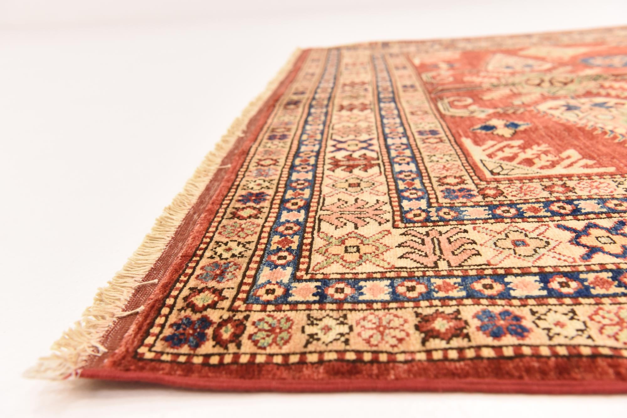 5' 9 x 7' 11 Hand Knotted Kazak Oriental Rug