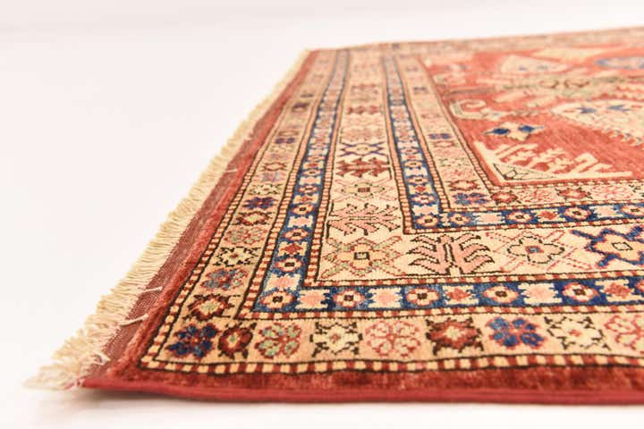 5' 9 x 7' 11 Hand Knotted Kazak Oriental Rug