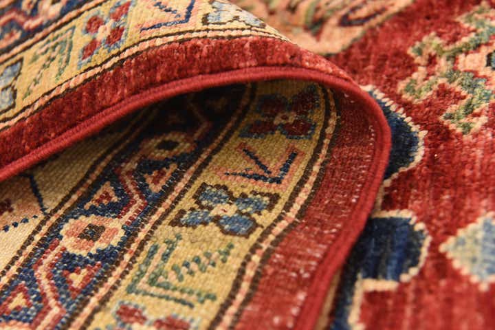 6' 7 x 9' 10 Hand Knotted Kazak Oriental Rug
