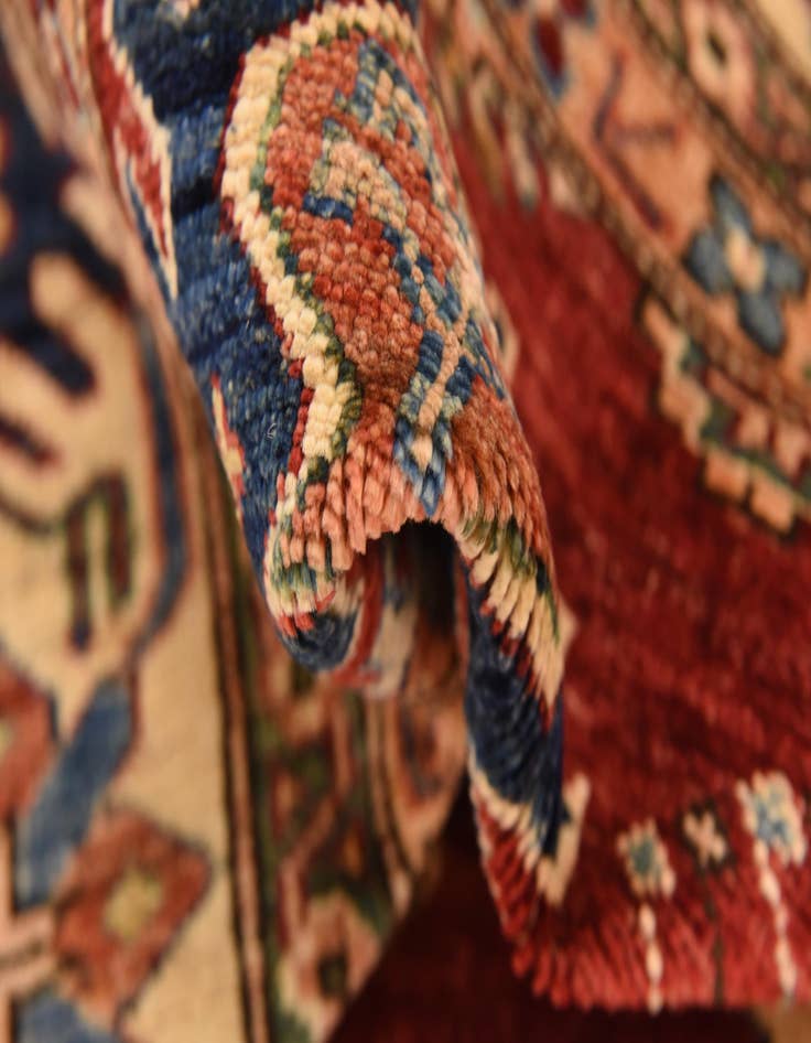 Detail image of 6' 7 x 9' 10 Hand Knotted Kazak Oriental Rug