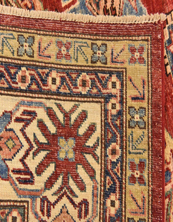 Detail image of 6' 7 x 9' 10 Hand Knotted Kazak Oriental Rug