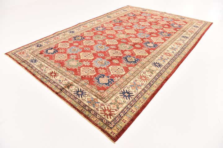 6' 7 x 9' 10 Hand Knotted Kazak Oriental Rug