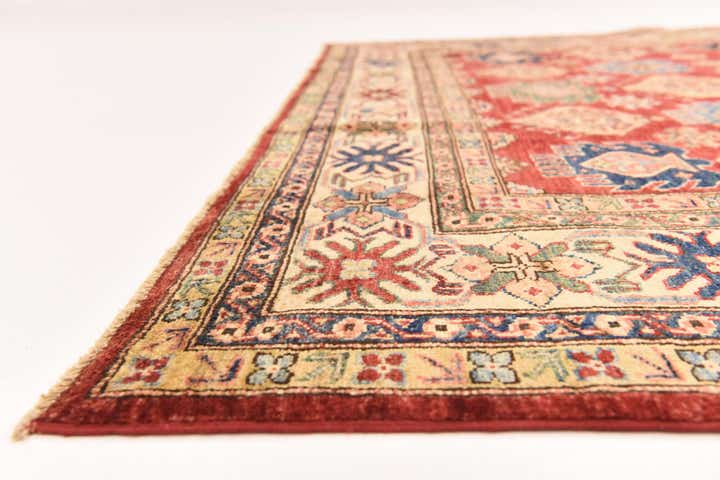 6' 7 x 9' 10 Hand Knotted Kazak Oriental Rug