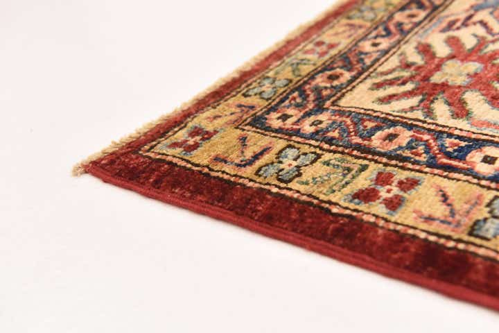 6' 7 x 9' 10 Hand Knotted Kazak Oriental Rug