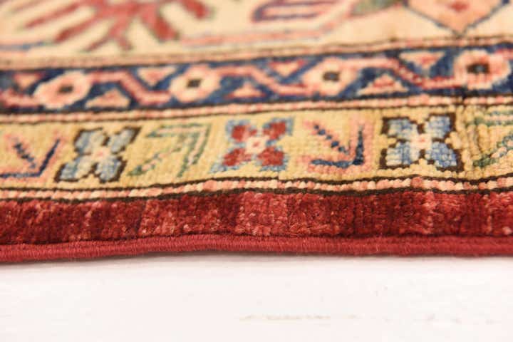 6' 7 x 9' 10 Hand Knotted Kazak Oriental Rug