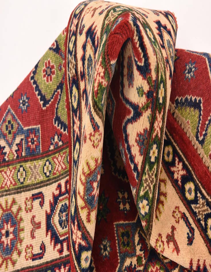 Detail image of 4' 9 x 6' 5  Hand Knotted Kazak Rug