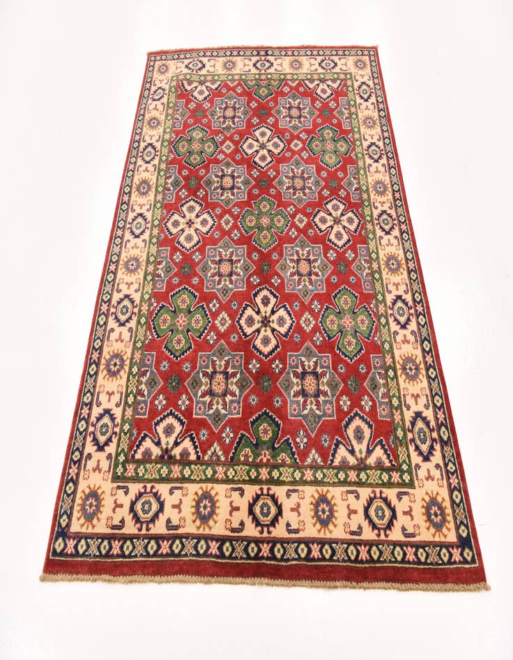 Detail image of 4' 9 x 6' 5  Hand Knotted Kazak Rug